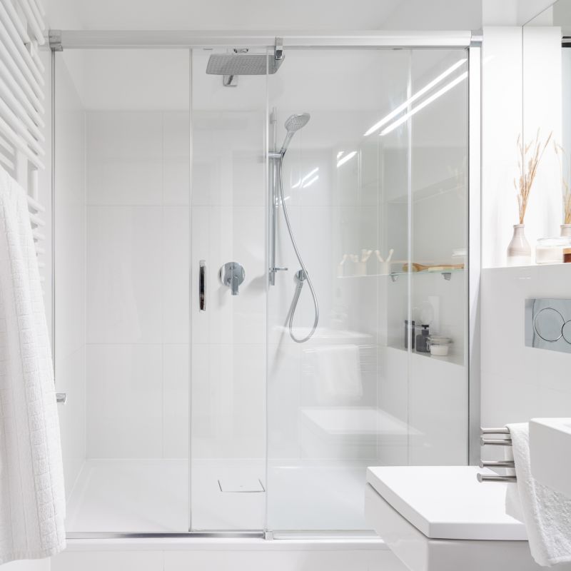 Contemporary Frameless Shower